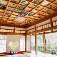 【京都観光】猪目(ハート)の窓からの景色が素敵