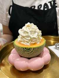【北九州カフェ】夏限定盛り盛りのメロンソフト🍈🍦