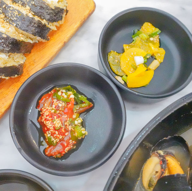 거제도 오면 꼭 맛봐야하는 해물라면 &전복김밥 맛집 📍한끼 거제장승포점