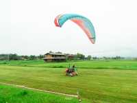 บินพารามอเตอร์ ชมวิวทุ่งนากับ ปัวสกายวิว 