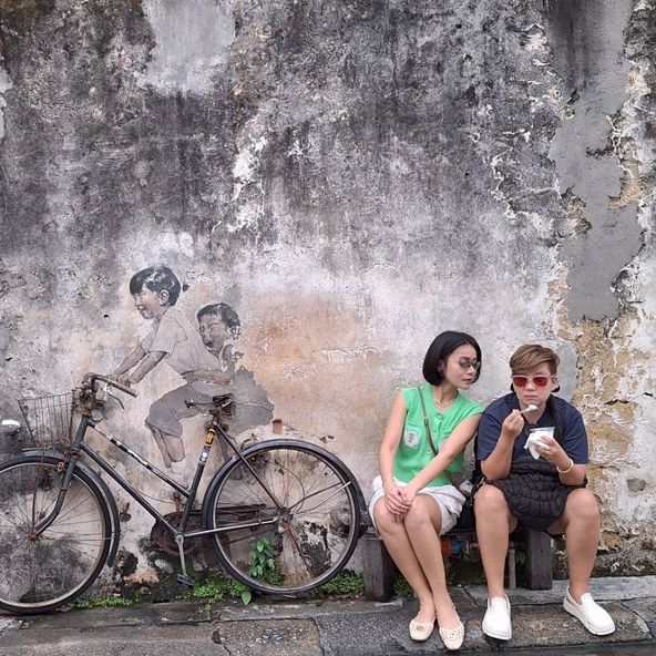  Street Art in Penang แว๊นมอไซ เสพงานศิลป์ 