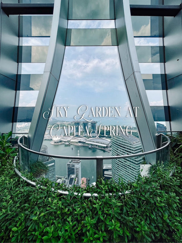 City view : Sky Garden at CapitaSpring 
