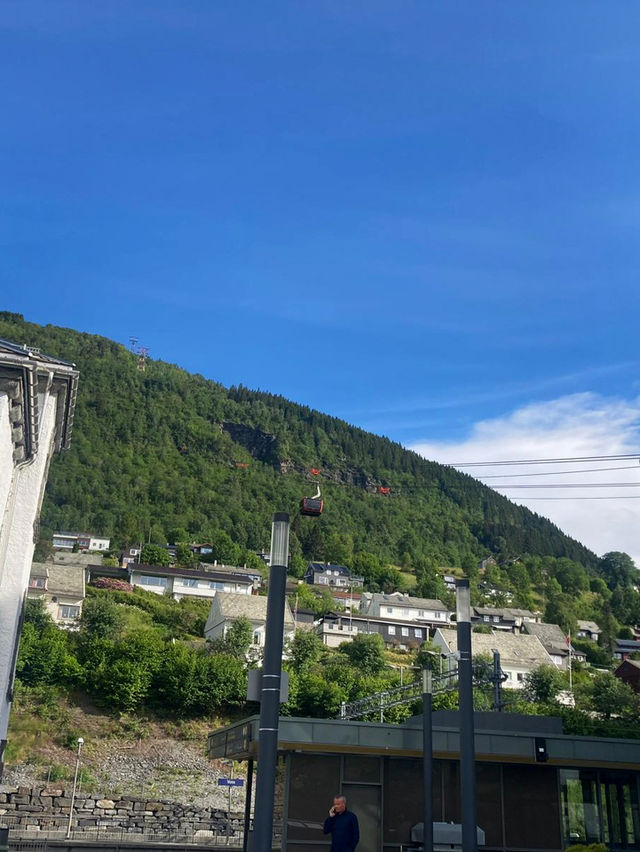 Voss 搭纜車上山看風景