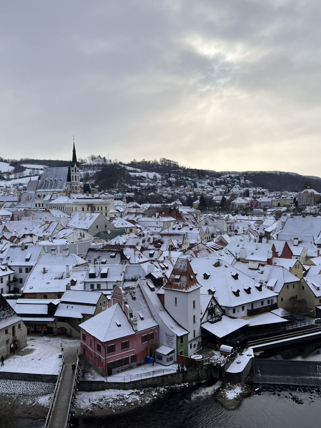 潔白的庫倫洛夫Český Krumlov