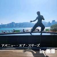 【香港】アベニュー・オブ・スターズで著名な銅像と撮影会🎥