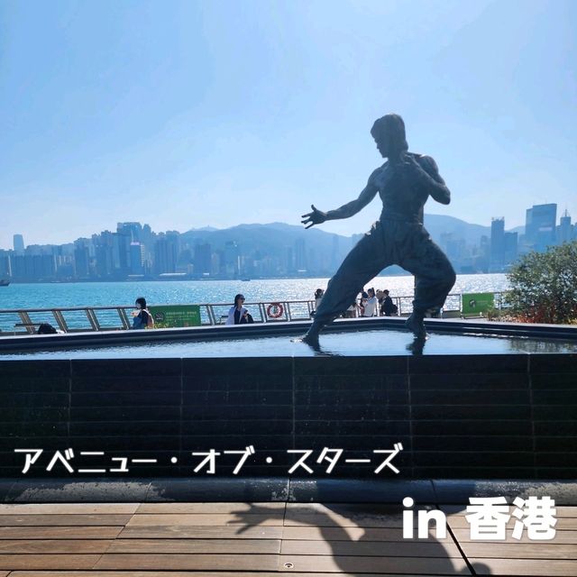 【香港】アベニュー・オブ・スターズで著名な銅像と撮影会🎥