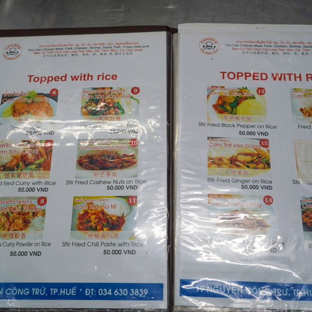 Thai Street Food ร้านอาหารไทยในเมืองเว้ 