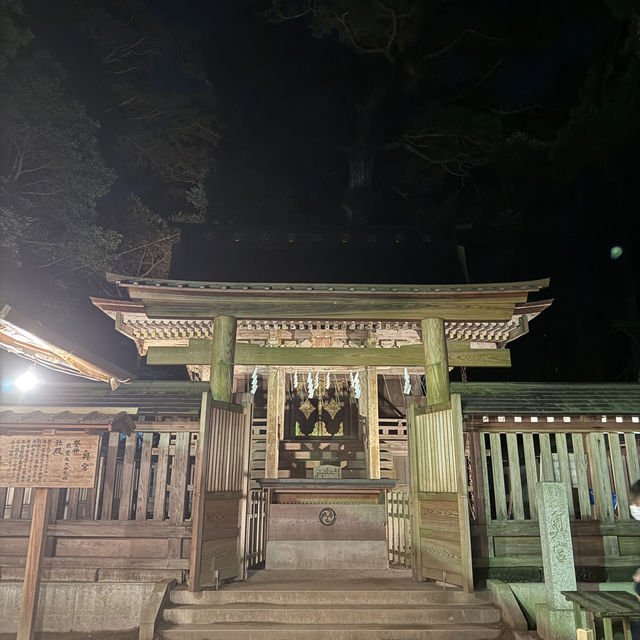 夜の鹿島神宮奥宮