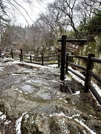 【宮城×冬の旅】巨石、希石が覆い被さる美しい渓谷