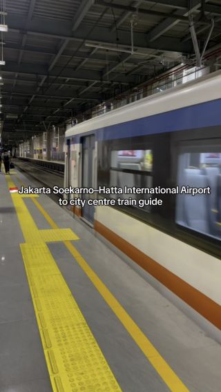 Jakarta Soekarno-Hatta International Airport to city centre train guide