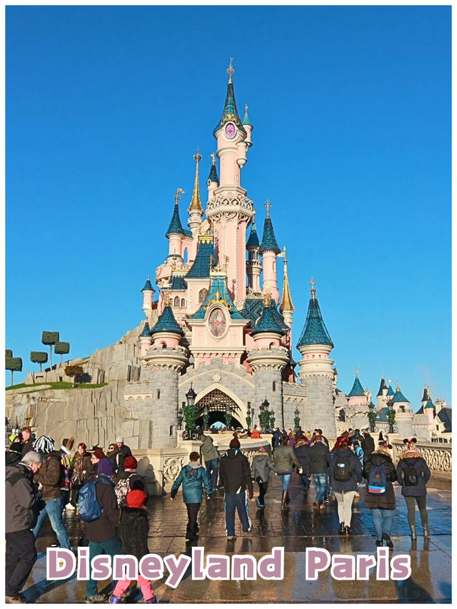 【フランス/パリ】オーロラ姫モチーフのピンク色のお城が可愛すぎる‼︎＊Disneyland Paris＊