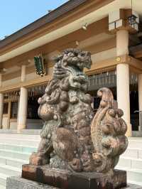 福岡｜唐隋朝遣唐使送別地 光雲神社的巧妙設計投硬幣會有鶴鳴聲