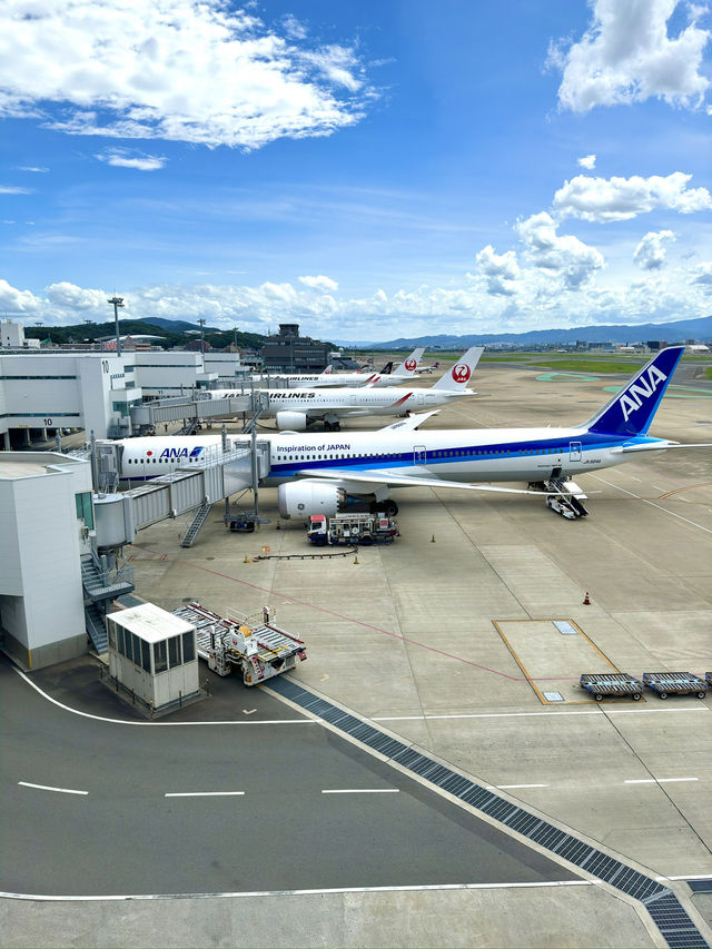 福岡　福岡空港　福岡空港の展望デッキからの眺めは絶景だぞ！