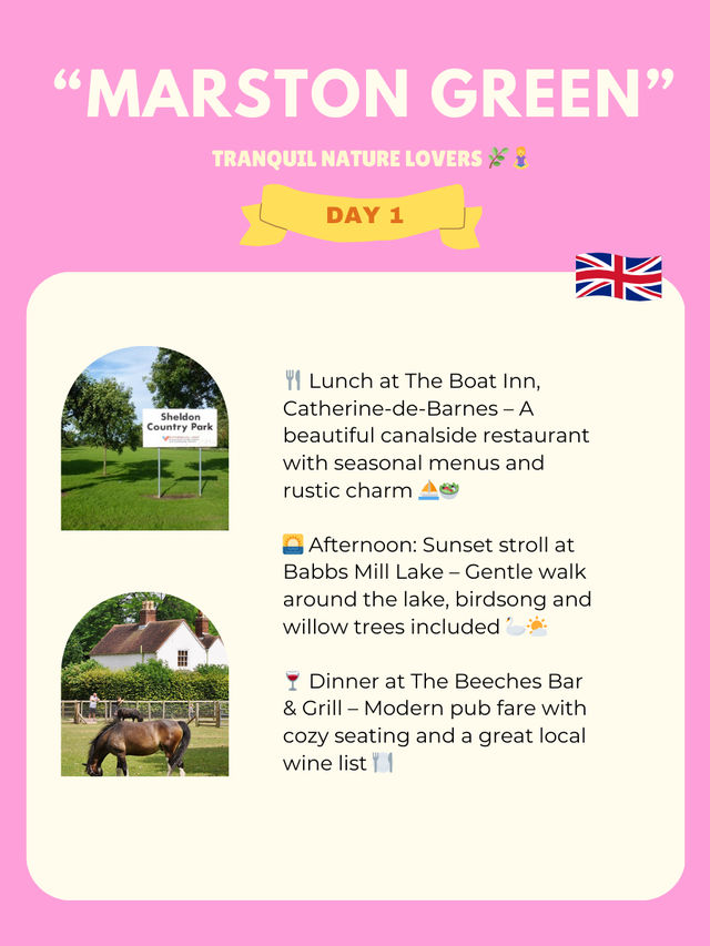 Marston Green for Tranquil Nature Lovers