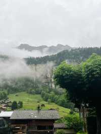 Misty Magic: A Rainy Day in Lauterbrunnen