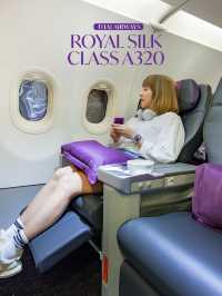 รีวิว Royal Silk Class A320 โฉมใหม่ของการบินไทย💜