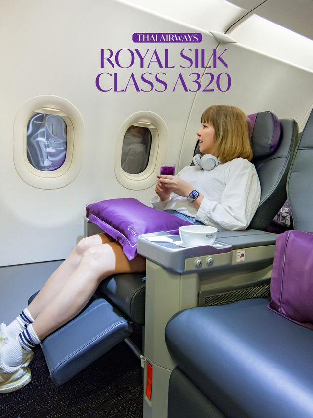 รีวิว Royal Silk Class A320 โฉมใหม่ของการบินไทย💜