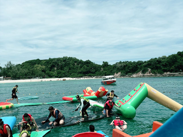 🌊 絕美小珊瑚島一日遊：滑翔傘×水上滑梯×香蕉船，玩盡碧海白沙！🏖️