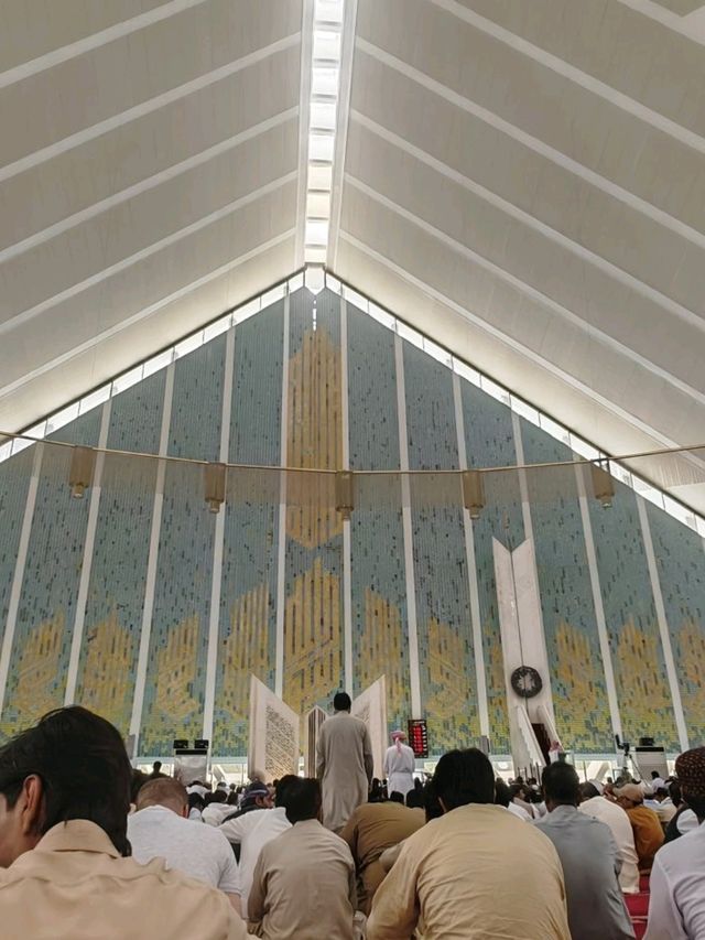 Nice mosque to visit with interesting features!