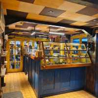 rustic themed cafe