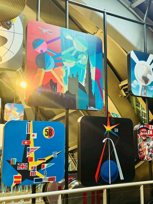 🔵⚪ Europe budget Trip;Discover the Atomium – Brussels' Futuristic Landmark! 🇧🇪