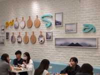 在台中大遠百享受甜點時光:WOOSA鬆餅