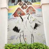 Mural at Chijmes