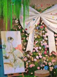 🌸 Petal Rain at Mili Sky Garden Café, Quanzhou