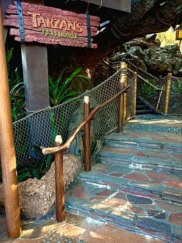 Swing into Tarzan’s World in Hong Kong Disneyland