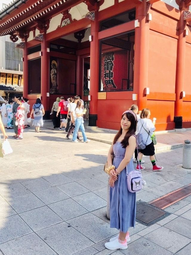 東京超人氣景點：淺草寺（雷門），邊拍照邊開心吃甜點