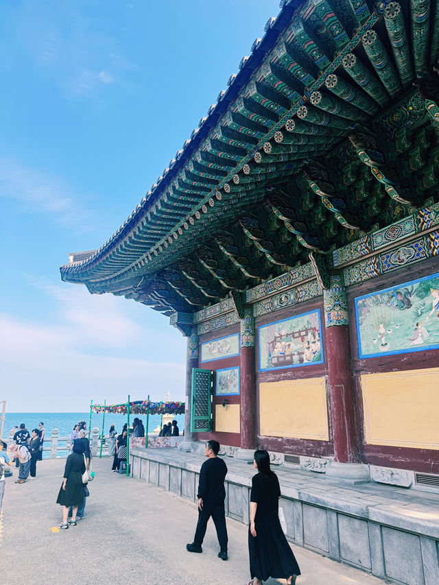 부산 해동용궁사, 가을바다와 함께한 야외데이트