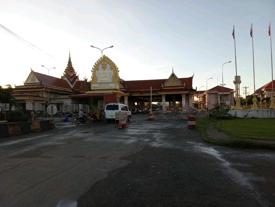 Cambodia and Vietnam international boarder