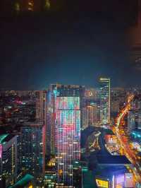 칭다오 더 웨스틴 이그제큐티브 라운지에서 즐기는 여유로운 밤