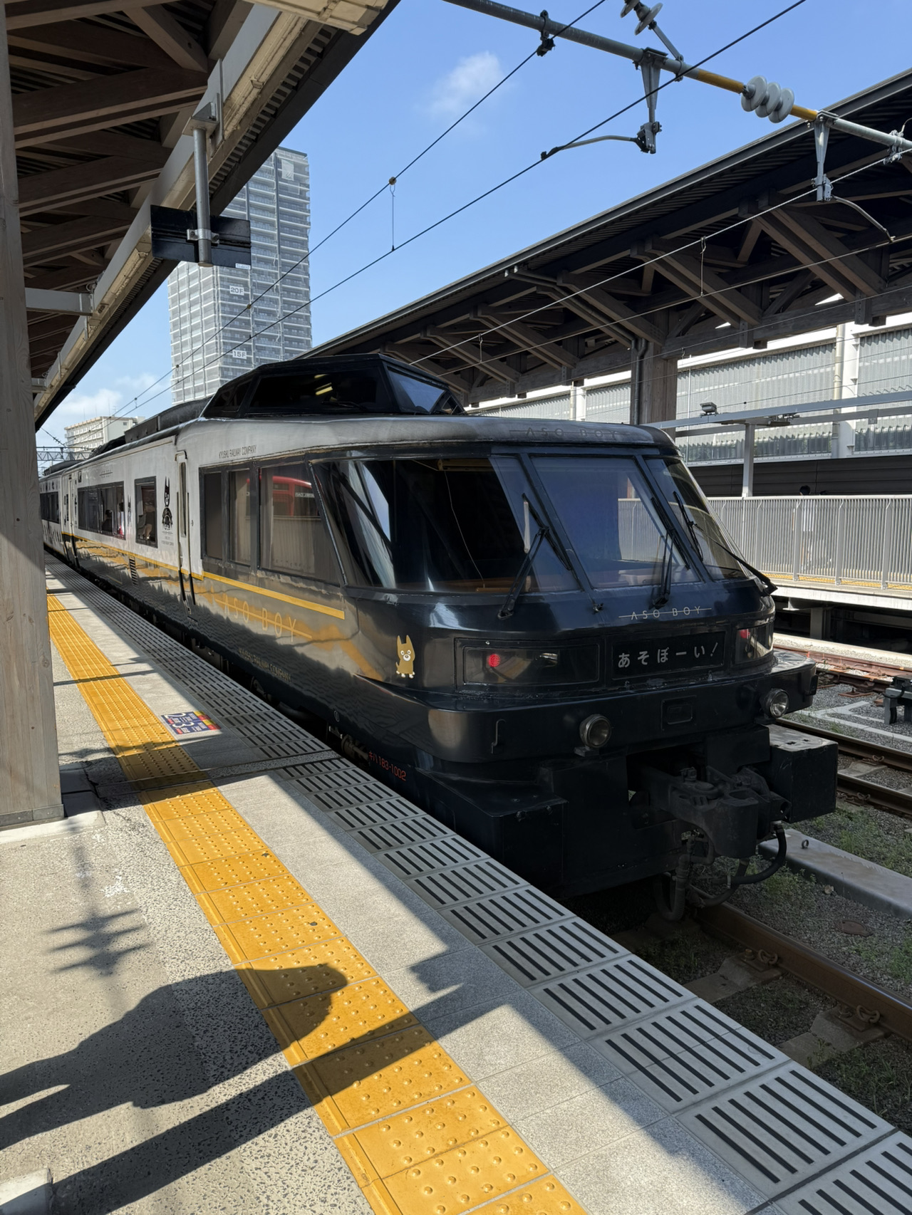 A must-ride in Aso, Kumamoto! The Aso Boy Sightseeing Train 🚄