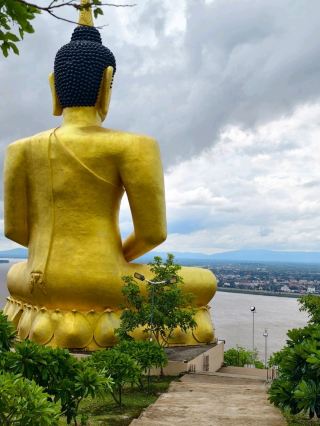 ✨ Sunrise Serenity & Nighttime Sparkle in Pakse ✨  
Wake up your senses with a panoramic sunrise at Wat Phousalao, then wind down with magical glow-worm encounters at Firefly Viewpoint—Pakse dishes out nature, beauty, and spiritual calm all in one day!

Kickstart your day with an early climb up Wat Phousalao’s golden stairs—don’t miss the epic Buddha statue crowning the hill for a true "insta-worthy" shot with misty morning light and Mekong views. Take your time soaking in the peaceful atmosphere; locals sometimes come for morning meditation, so it’s a serene intro to Lao culture.

Next, recharge with breakfast in town, then enjoy a slow stroll along the riverside. As sunset slips in, head to Firefly Viewpoint. Arrive just after dusk for peak firefly viewing—bring a flashlight, but switch it off once you arrive to let nature take center stage. The twinkling lights drifting through the trees are straight out of a fairytale! Bonus tip: keep bug spray handy, and wear appropriate shoes (trail can get slippery after rain).

Precautions: Wat Phousalao’s stairs are steep—go slow and watch your step, especially if they're wet from overnight rain. At Firefly Viewpoint, be patient and keep noise levels low; the fireflies are most active on windless, warm nights.

Pro tip: Early morning at Wat Phousalao means fewer tourists and the best soft lighting for photos. For fireflies, aim for dates just after new moon—less moonlight means more sparkle!

#Pakse  #LaoAdventure  #WatPhousalao  #FireflyViewpoint  #NatureMagic 