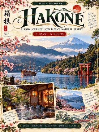 🇯🇵 Hakone 6 Days 5 Nights: Mount Fuji Views, Onsen Retreats & Japan’s Hidden Serenity ♨️