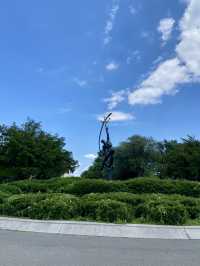 親目世界上最大的地球儀✨🌍紐約法拉盛草原可樂娜公園的靜謐之美✨ 