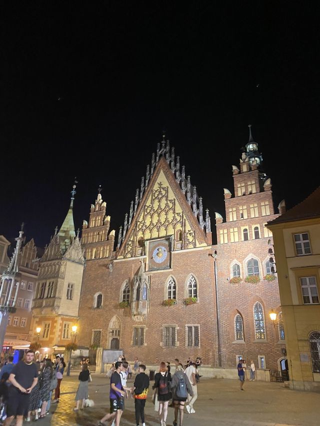 🇵🇱 Wroclaw Market Square by the night 🌃