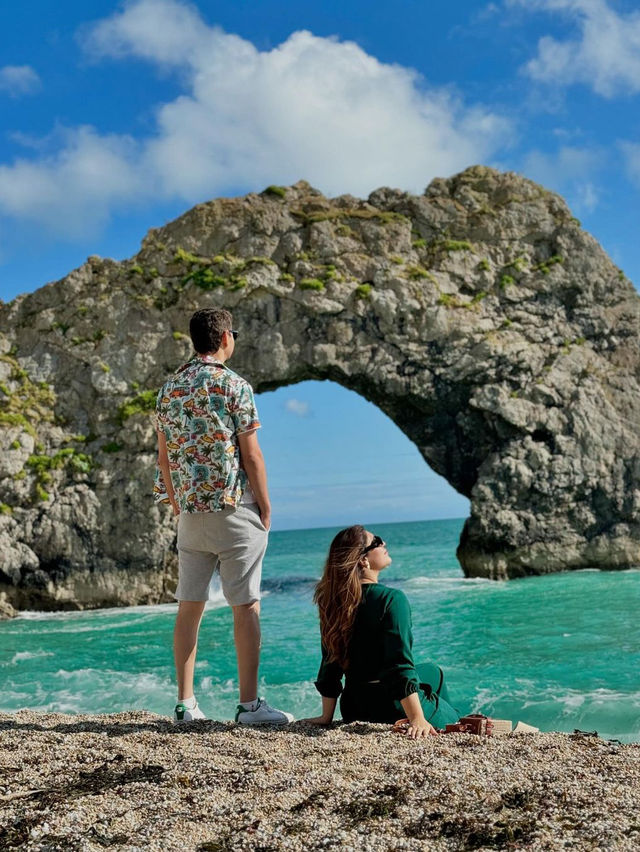 Dorset의 Durdle Door Beach 방문