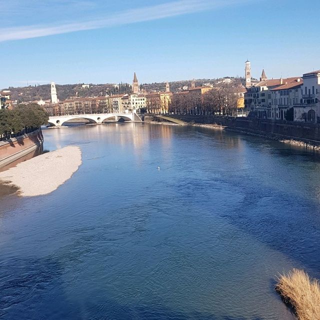 Strolling Along the Adige River in Verona 🚶‍♀️💖