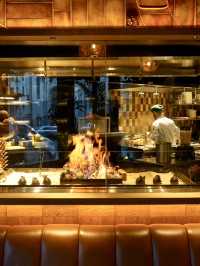 London | The attractive restaurant with green plants in Mayfair