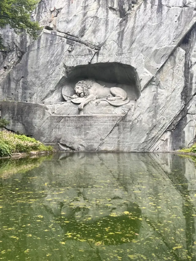 琉森市區-垂死獅子像+冰川公園