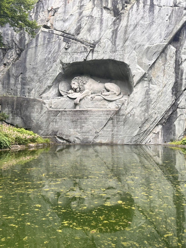 琉森市區-垂死獅子像+冰川公園