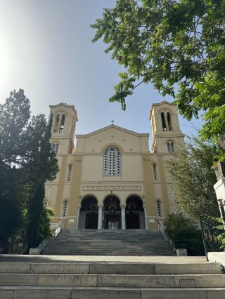 Hidden Gem in Athens: A Peaceful Moment at the Church of St. Nicholas.