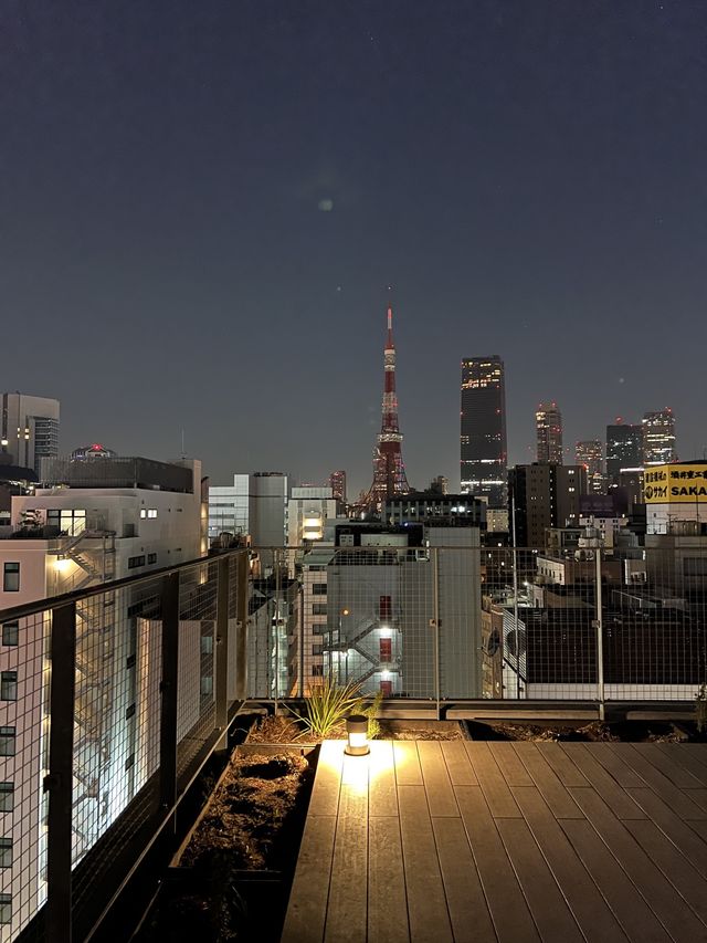 東京濱松町「Nine Hours」 頂樓免費看東京鐵塔