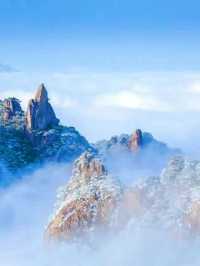 別只盯著東北，三清山的霧凇雪景也超美哒！