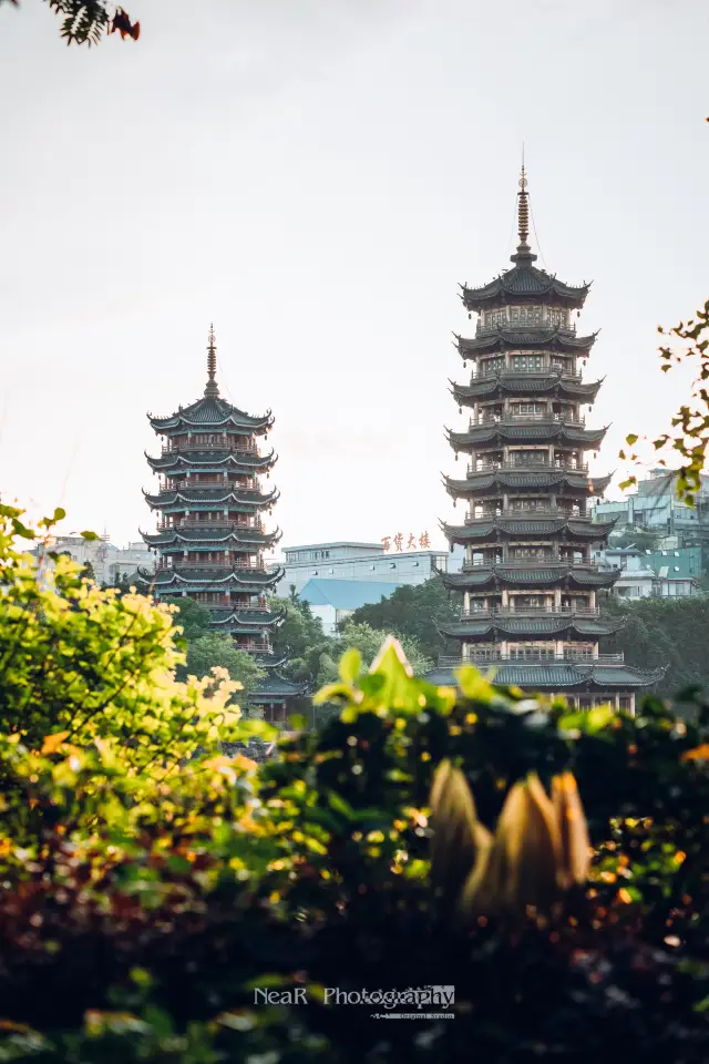 Chinese Iconic Towers | 📝 The Sun and Moon Twin Towers: A Symbol of Guilin Culture and a World's Marvel
