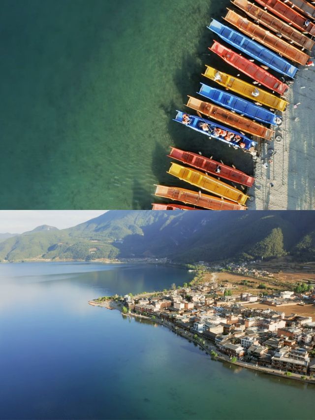 The Lugu Lake in early summer is as beautiful as an oil painting!