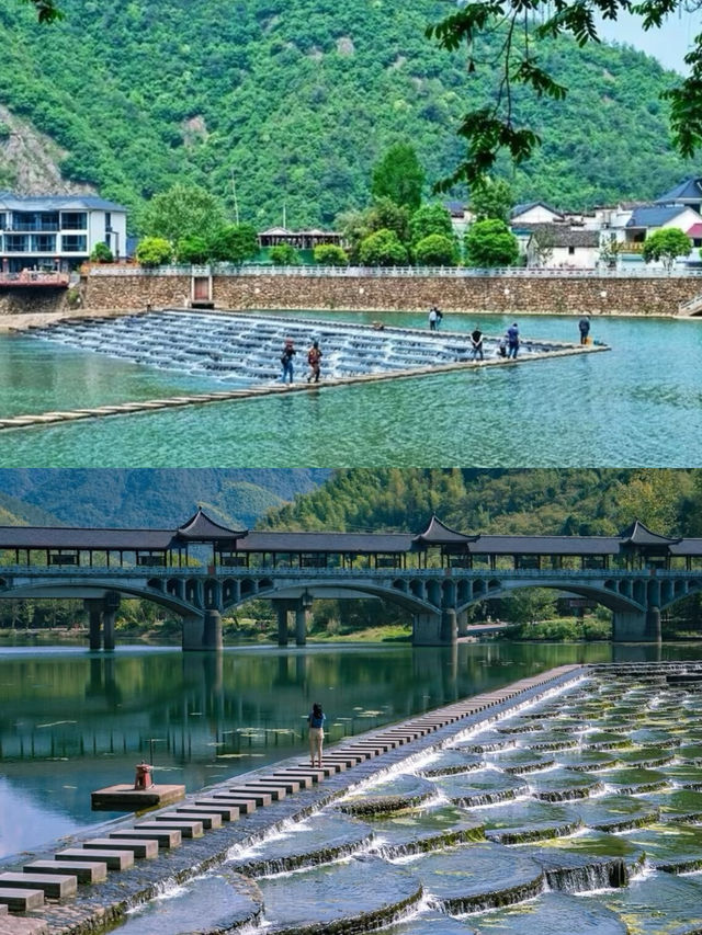 浙江龍鱗壩|疊式堰壩，造型獨特，美輪美奐!