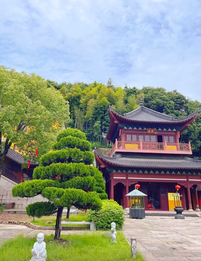 杭州大雄山東麓竹林裡藏着一座講寺，每天都能聽到比丘尼的誦經聲。